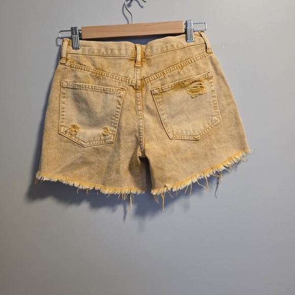 We The Free Maggie Yellow Shorts - Picture 6 of 6